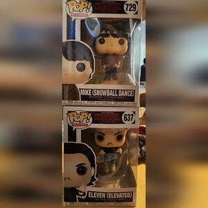 Bundle Of 2-Funko Pop! STRANGER THINGS Mike and Eleven Figures